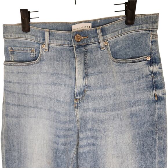 Loft High Waist Kick Crop Jeans 8 / 29 - Picture 4 of 7